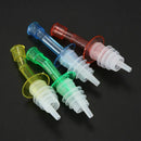 4x Multi-Color Tapered Free Flow Bottle Pourers Wine Oil Dispenser Spout St Q8I1