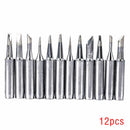 12 pcs Soldering Iron Tips 900M-T for Hakko 936/937/928 Soldering Statio ZWZ