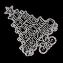 Christmas tree letters Metal Cutting Die For DIY Scrapbooking Album Paper CardMO