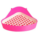 Triangle Small Pet Hamster Bathroom Toilet Guinea Pig Rat Hamster House A