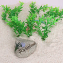 3PCS Artificial Plastic Underwater Grass Green Plant for Fish Tank Aquarium