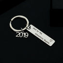 2019 Graduation Keychain And so the Adventure Begins Pendant DIY Key chain G-3C