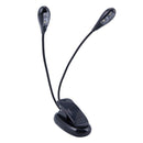 Mini Flexible Lamp with 4 LEDs Black Plastic Reading lamp Desk Lamp Plastic U7E7