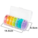 Pill Case Weekly Pills Compartments Organizer Twice A Day For Travel Portable