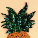 Sequins Pineapple Embroidered Iron On /Sew On Patch Badge Bag AU