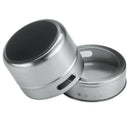16 Pack Stainless Steel Magnetic Multi-Purpose Spice Storage Tins, Clear To