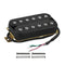 Electric Guitar Humbucker Pickups Neck Alnico V Pickup Black