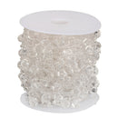 90ft Clear Crystal Bead Roll String Garland for Festival Wedding Party Decor