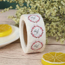 500 Pcs/roll thank you stickers floral design seal label party wedding decoSEAU