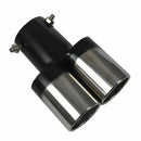 Universal Car Vehicle Exhaust Muffler Steel Tail Pipe:Straight Double Tube(
