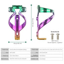 Electroplating Bike Water Bottle Holder Gorgeous Cycling Drink Cup Bracket