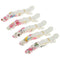 11Pcs Plastic Non Slip Hair Clips Professional Hairdressing Styling Sectioning