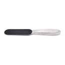 1pc stainless steel double side pedicure foot file +10pcs dry sanding paper  ME