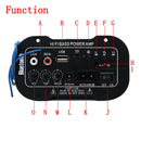 Auto Car Bluetooth HiFi Bass Power Stereo Digital Amplifier AMP USB TF + Re O`US