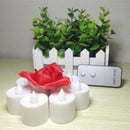 24x Candles LED Flameless Flickering Party With Remote Control Warm White