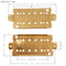 Pack of 4 Electric Guitar Replacement Dual Coil Pickup Baseplate 50mm+52mm