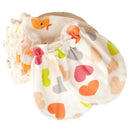 2pairs Anti-grasping Newborn Baby Girl/Boy Glove Infant Cotton Handguard3c