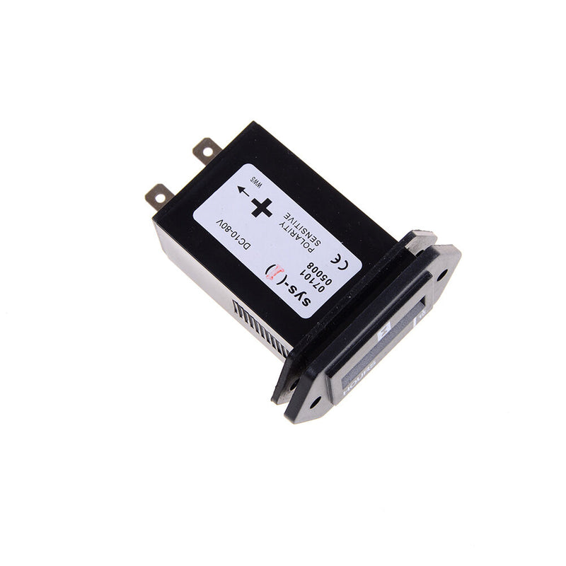 Black Rectangle 12V-36V DC Generator/Engine Sealed Hour Meter Counter JR