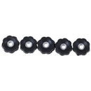 5Pcs M4 plum bakelite hand tighten nuts handle star thumb nuts manual nuts BX