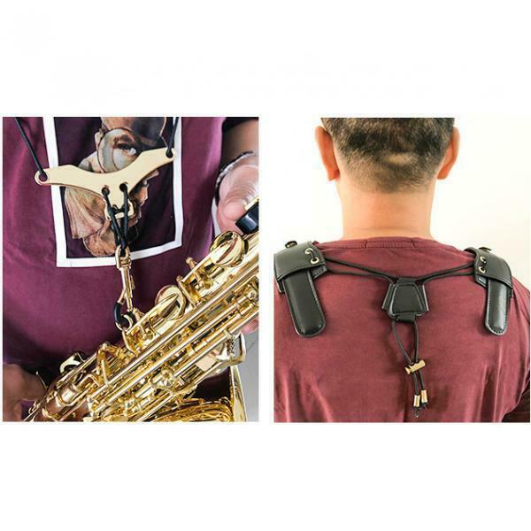 Saxophone Shoulder Strap Sax Strap Harness for Alto Tenor Soprano Saxophone