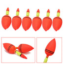 6x Angler Fishing Floats Bobbers Slip Tube Indicator Fish Accessories Tool
