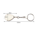 Outdoor Portable Metal Keychain Reading Newspaper Camping New Magnifier Map B2M6