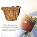 Retro,Handmade,Wicker Bicycle Front Basket With Leather Straps ,Fashion Chi A5H4