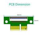 PCI Express 1X 36Pin Extender Extension Ribbon Flex Relocate Cable with FPC