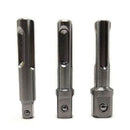 3 Pcs 2Pit 2 Slots SDS Round Shank Convert Shank Socket Extension Bar SDS E