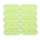 10pcs Green Outdoor Luminous Rope Buckle Tent Wrench Buckle Safety Alert Buckle&