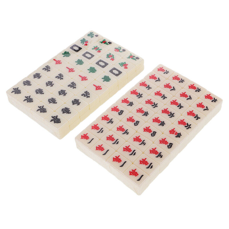 Complete 144 Mahjong Tiles Chinese Traditional Mahjong Mahjongg Mah-Jong Game