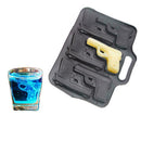 Silicone Gun Shaped Freeze Cube Ice Moulds Jelly Chocolate X0Q4 Tray. Mold J5L7