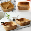 1Pcs Wooden Bowl for Soup Rice Noodles Bowls Kids Lunch Box Kitchen Tablewa M2K6