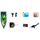 30m Control Rechargeable Fast Speed Remote Control Yacht 2 Motors Speedboat Boat