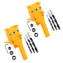 16pcs Handheld Self Centering Dowelling Jig Woodworking Drilling Locator
