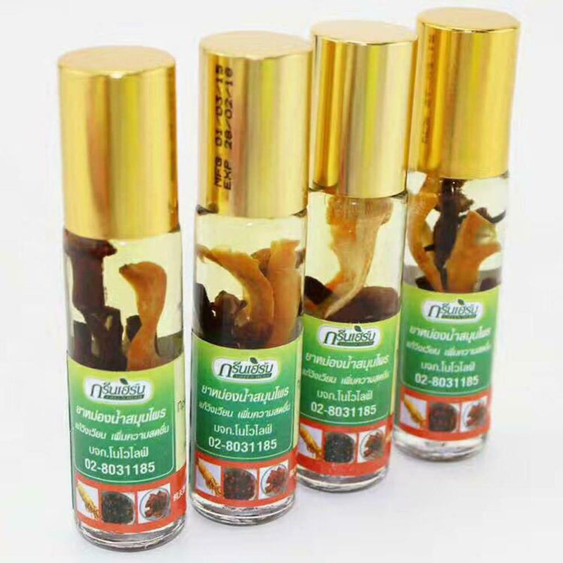 Thai green herb peppermint oil to wake up carsick refreshing oil beads 8ml