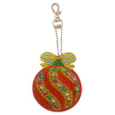 4pcs DIY Christmas Full Drill Special Shaped Diamond Painting Keychain Gift