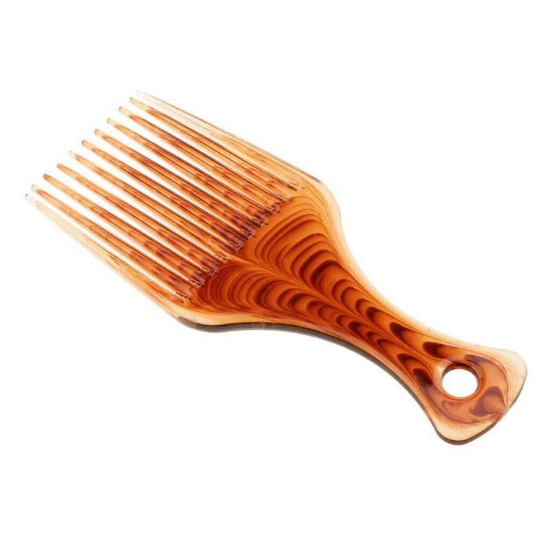 1pcs Afro Hair Combs Plastic Wide Tooth African Pik Comb Wig Detangle Brushes