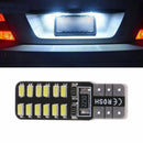 2Pcs/lot T10 24 LED Light bulbs W5W 168 194 Super Bright White LED 24 SMD