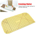 Hot Ironing Ruler Patch DIY Craft Cloth Dress Sewing Supplies Measuring