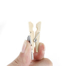 Cat wooden clips with hemp rope photo clip wood paper clip for bag DIY tools â„–[