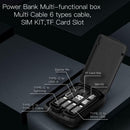 BUDi Kzble CARD multi-function data cable storage support wired charging storage