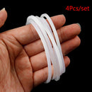 4Pcs replacement gaskets rubber seal ring for magic bullet flat cross blade O2