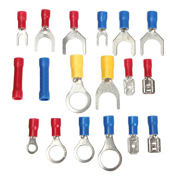 300Pcs Assorted Crimp Terminals Set Insulated Electrical Wiring Connector Kit