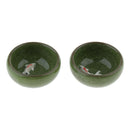 2pcs Reptile Food Water Dish Worm Bowl Ceramic Mealworm Feed Feeder Random