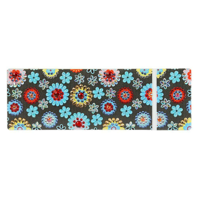 DIY Mandala Special Shaped Diamond Painting 2 Grids Pencil Case Storage Box