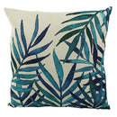 Christmas Decorative Cushion Pastoral Style Green Leaf Cotton Linen Pillow  O4X5