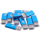 10 x USB Memory 2.0 Memory Stick Flash Drive 128MB Gift Blue