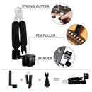 66x Guitar Partial Kits ,String Winder,Bridge Pins,Pin Puller,Finger Protect