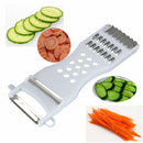 5in1 Cucumber Carrot Potato Slicer Peeler Grater Fruit Vegetable Cutter JR